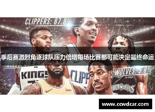 季后赛激烈角逐球队压力倍增每场比赛都可能决定最终命运